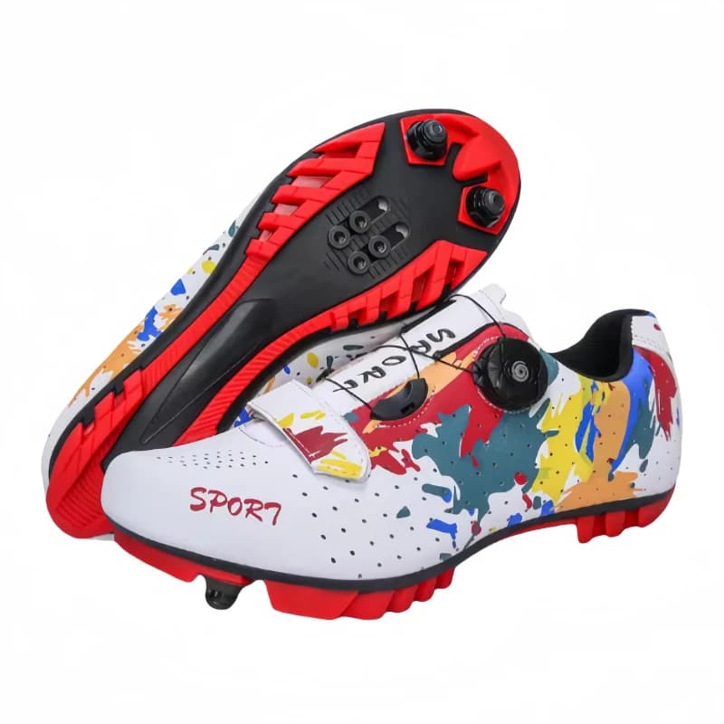 Scarpe da ciclismo da uomo MTB, scarpe da ciclismo da montagna leggere e resistenti, adatte per la guida in montagna all'aperto unisex 37-46