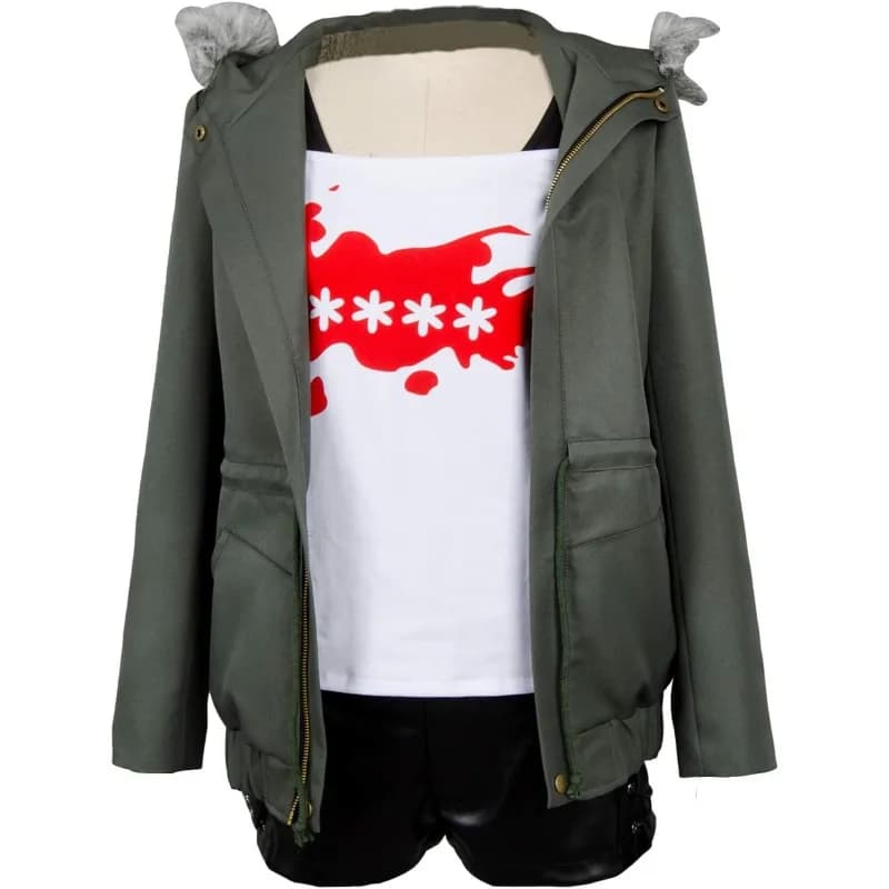Gioco Sakura Futaba Costume cosplay da donna Cappotto casual Giacca Camicia T-shirt Parrucca Abito Vestire Gioco di ruolo Vestito Festa a tema