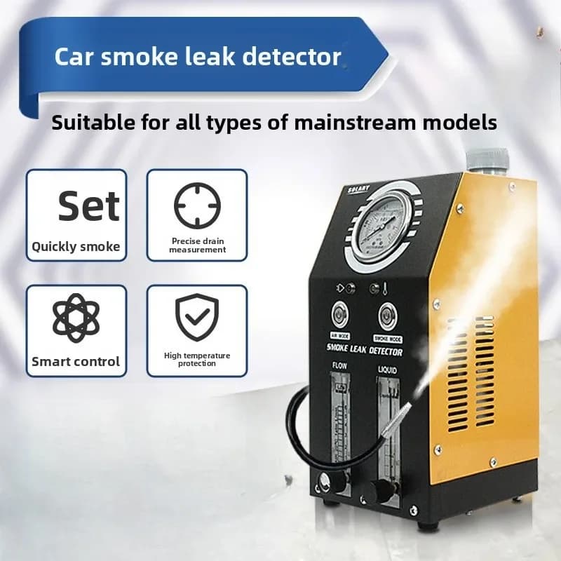 Exellent Stable Smoke Leak Detector Automobile Engine Exhaust Pipe Fault Leak Detector Auto Repair Side Leakage Detection Smoke