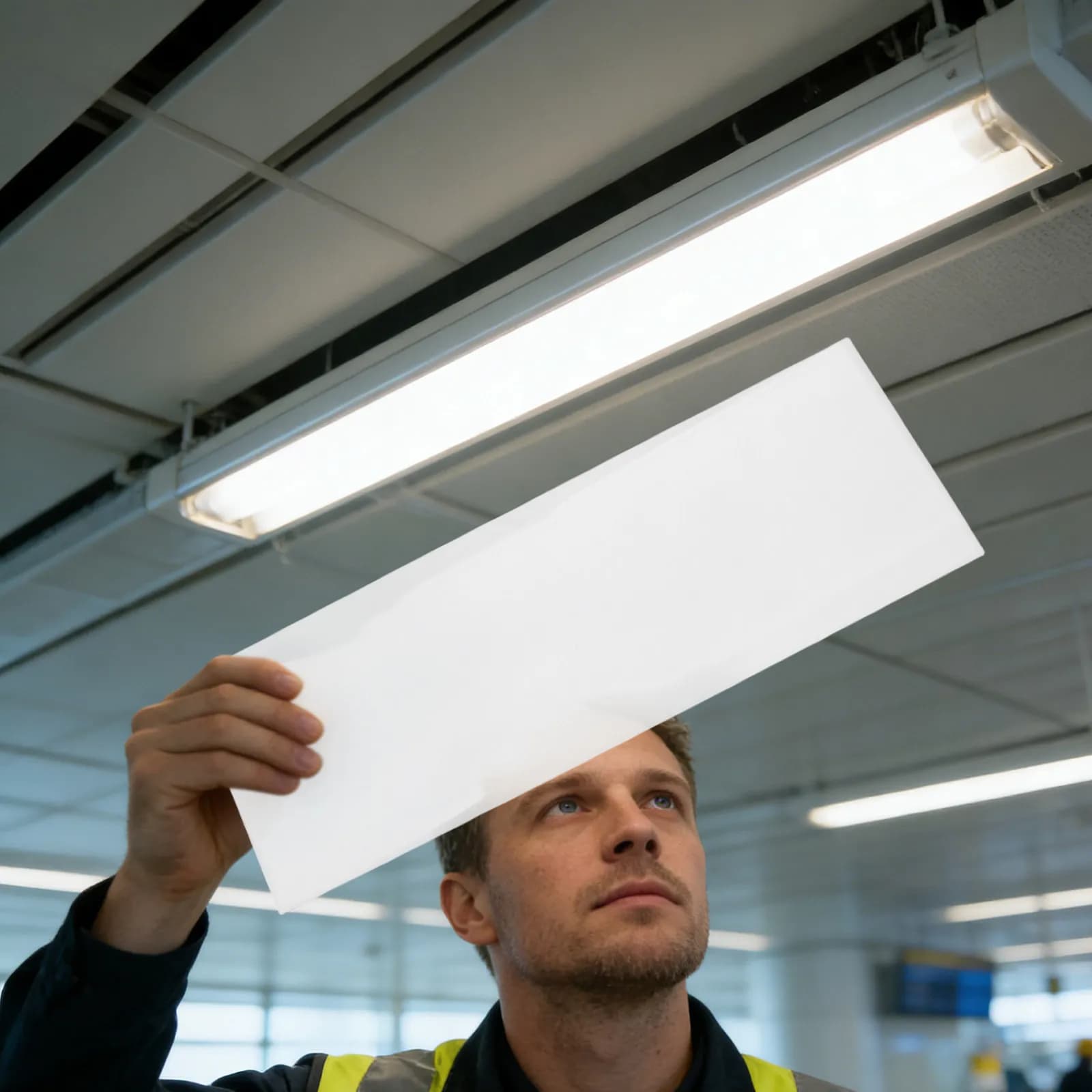 Pannello Diffusore per Plafoniera LED Bianco Satinato Traslucido, Foglio di Ricambio 11.8x4x0.06, Copertura in Acrilico per Camere da Letto