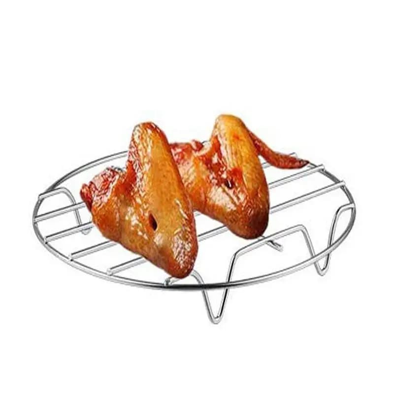 A78I 5 pieces air fryer accessories in stainless steel steam cooking rack air fryer rack for electric 7 inch baking tray 3.2QT