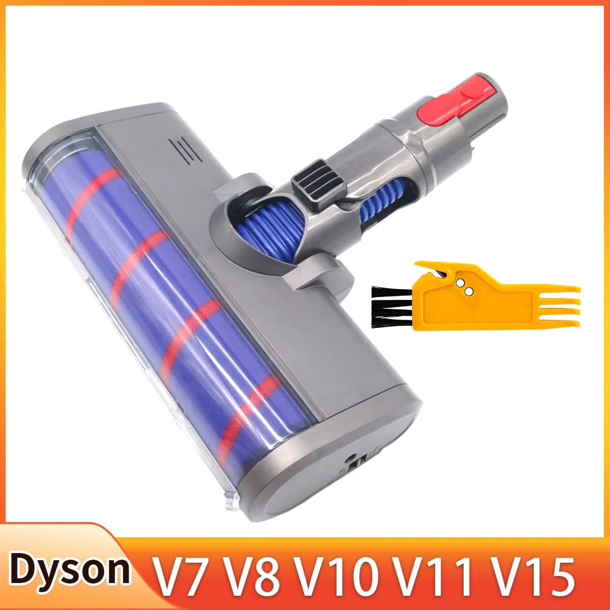 Testina spazzola a rullo per spazzatrice morbida per parte aspirapolvere Dyson V10 V11 V7 V8 V15,