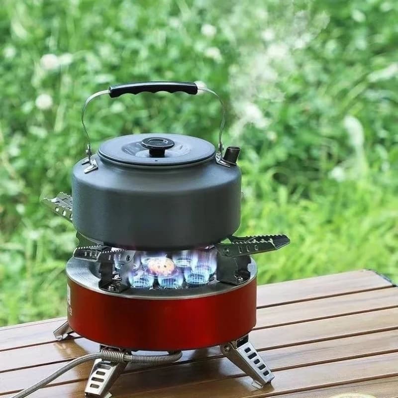 100-B18 Plus 9 Fornello Sette/Nove Core Bruciatore Fornello da campeggio 18000W/23800W Super Firepower Gas portatile esterno