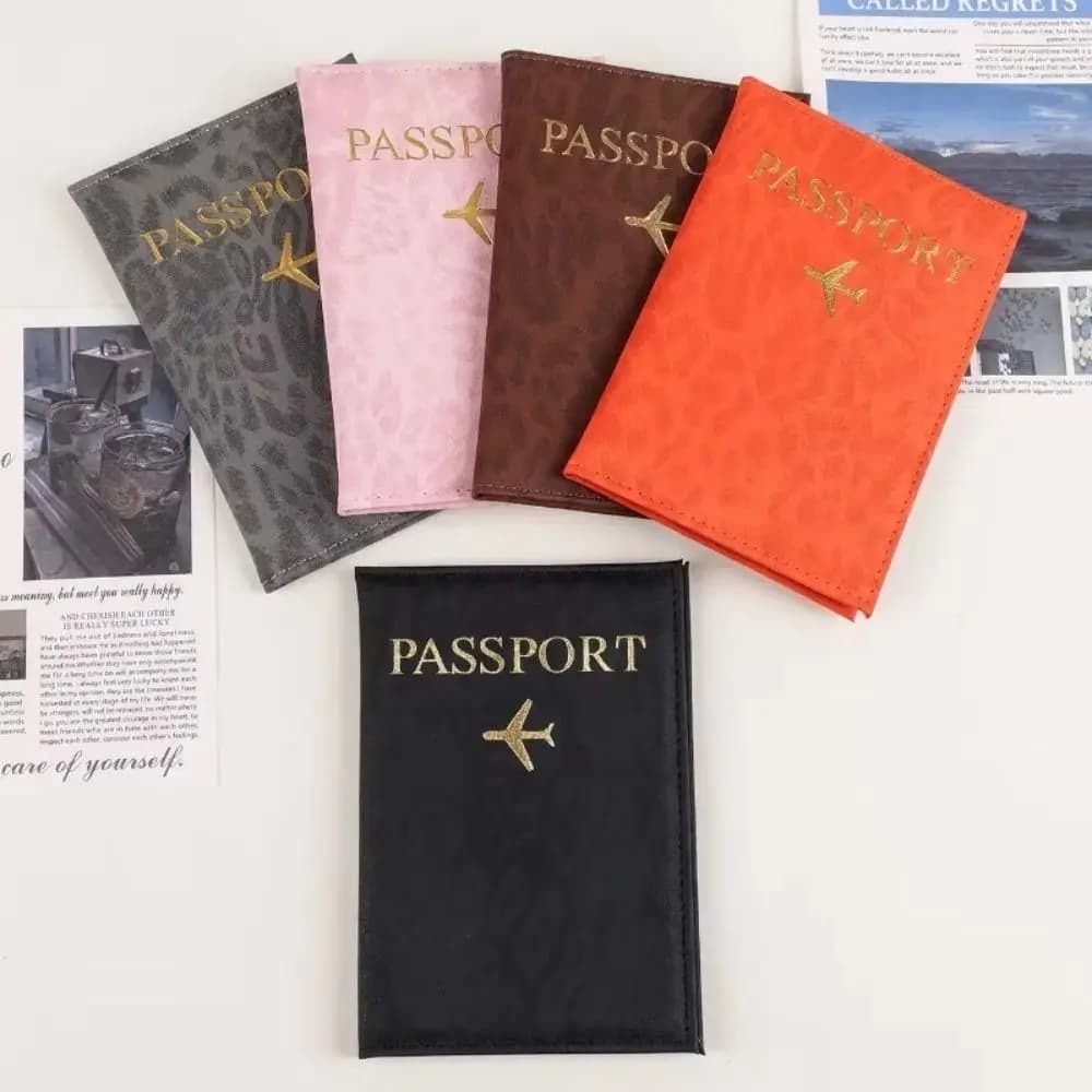 Waterproof Passport Cover PU Leather Multi-function Passport Holder Soft Multiple Card Slots Passport Clutch Travel Accessories