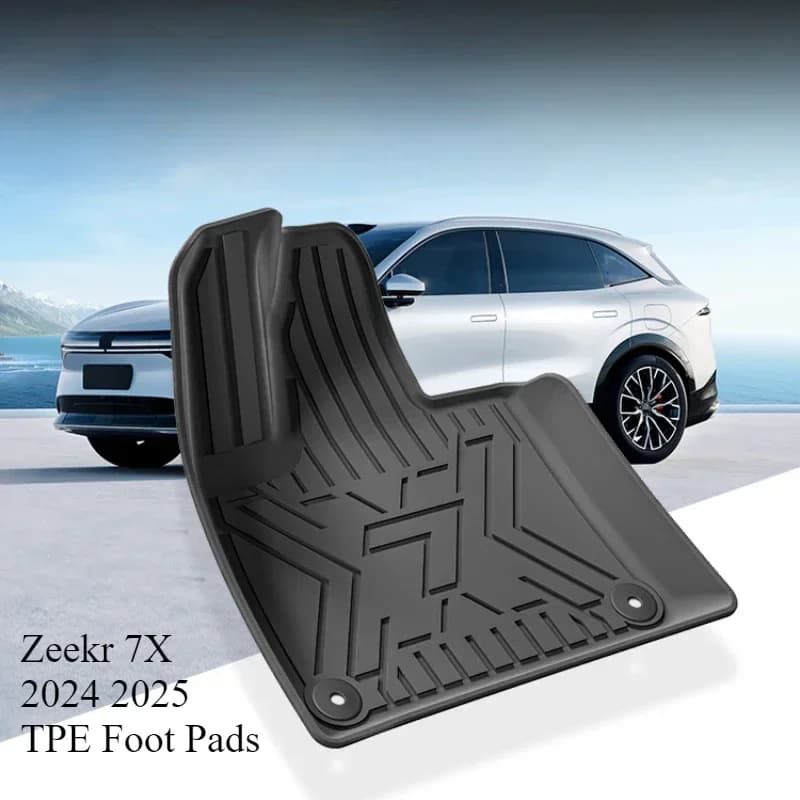 Car Mats for Zeekr 7X 2024 2025 TPE Foot Reliefs Luggage Bearing Interior accessories for waterproof car