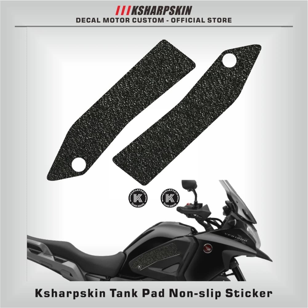 Motorcycle protection pad tank grip fuel tank pad sticker gasoline knee traction side Non-slip for Honda VFR1200X BMW K1600 GT