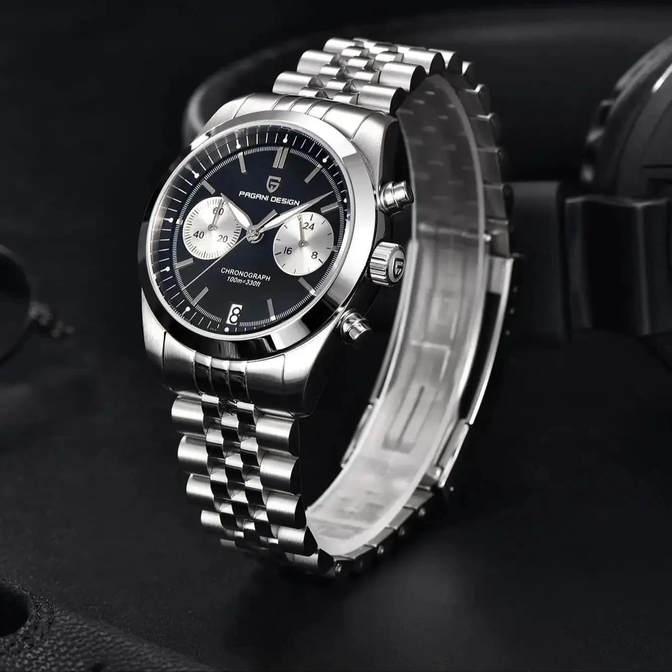 PAGANI DESIGN 2026 New Sport Watch Chronograph to Men's Quartz PD1775, Luxury Watches with Sapphire Glass, Stainless Steel Case, Diving Watch, Montre Homme