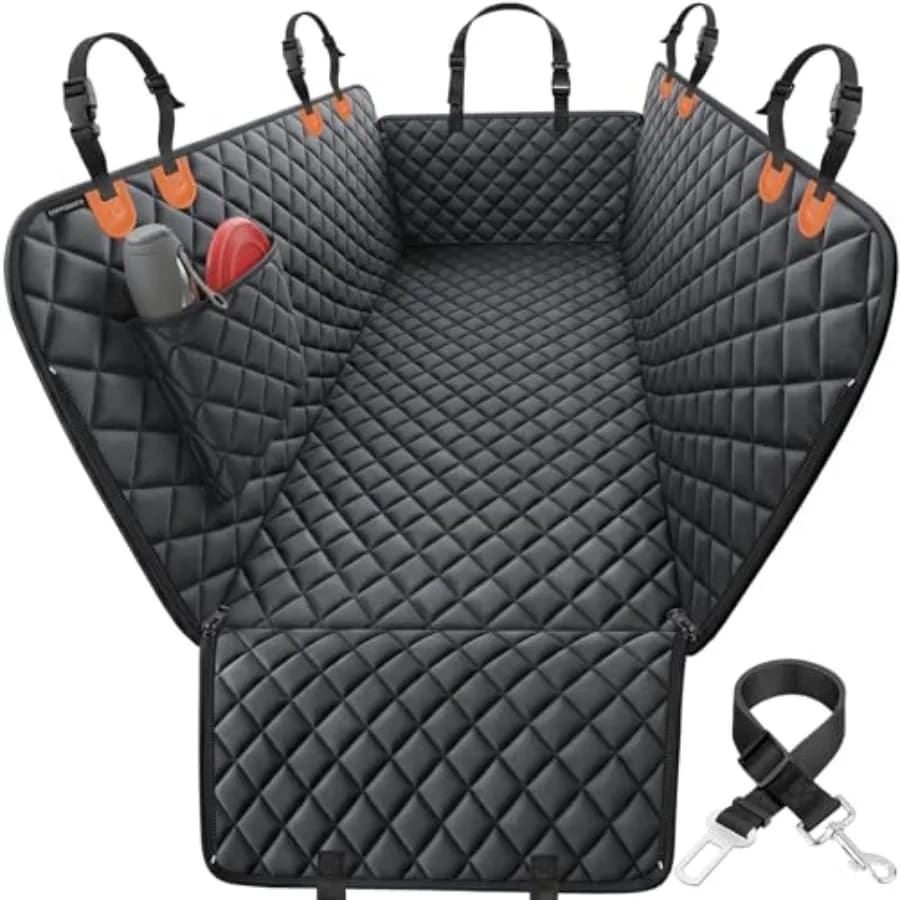 Dog Car Seat Cover for Pets 100 Waterproof Seat Cover Hammock 600D Heavy Duty Scratch Proof nslip Durable Soft Back Seat Covers