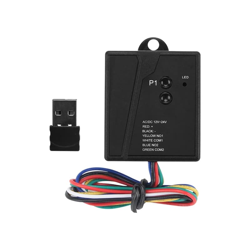 Ezyopenteck Ricevitore universale per apertura porta garage wireless Sensore USB 2.4G Bluetooth 12 24V Ricevitore cancello telecomando