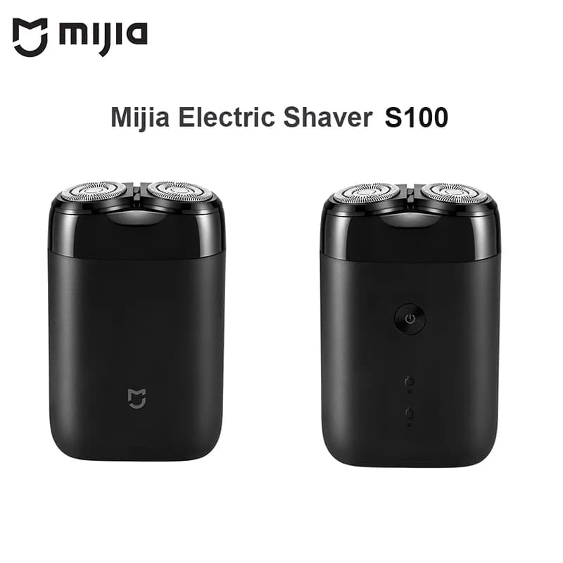Mijia S100 Electric Razor for Men Mini Razor with 2 Heads Rechargeable USB Adjustbarba Raising Machine