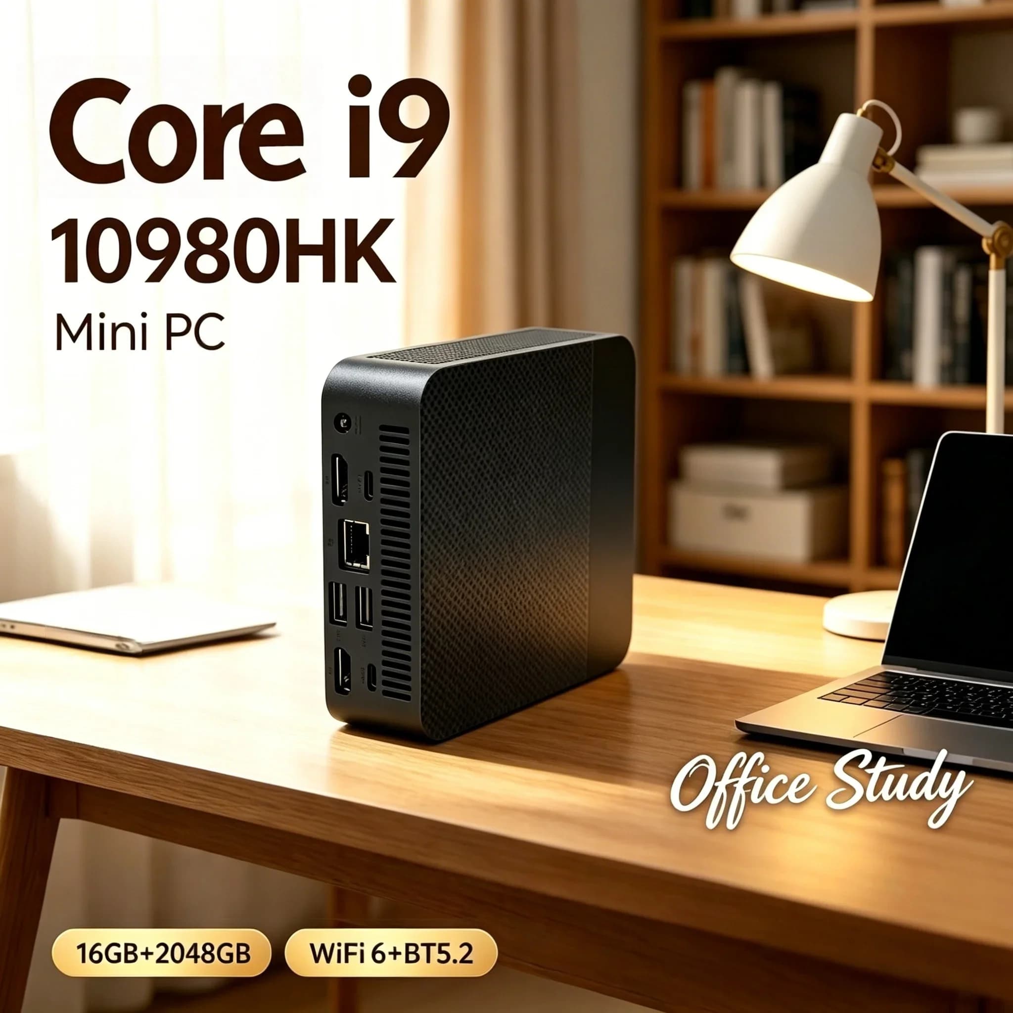 Premium 2026 High-End Gaming Mini PC Core i9-10980HK Fast WiFi6 BT5.2 Quick Boot 1TB/2TB SSD Creator Desktop