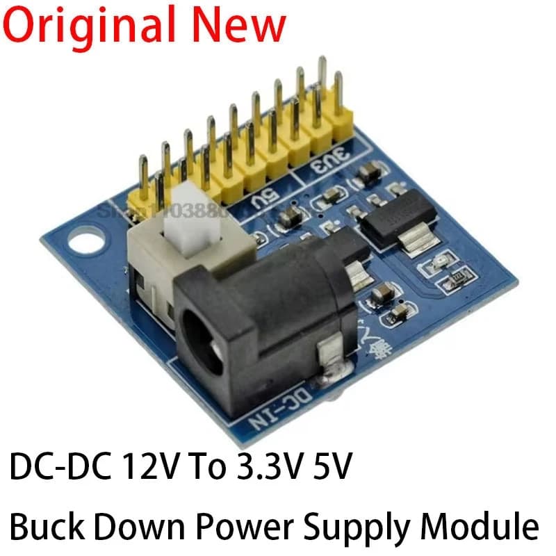 Conversione di tensione multiuscita DC 12V a 3,3V 5V 12V Modulo di alimentazione buck step down per Arduino