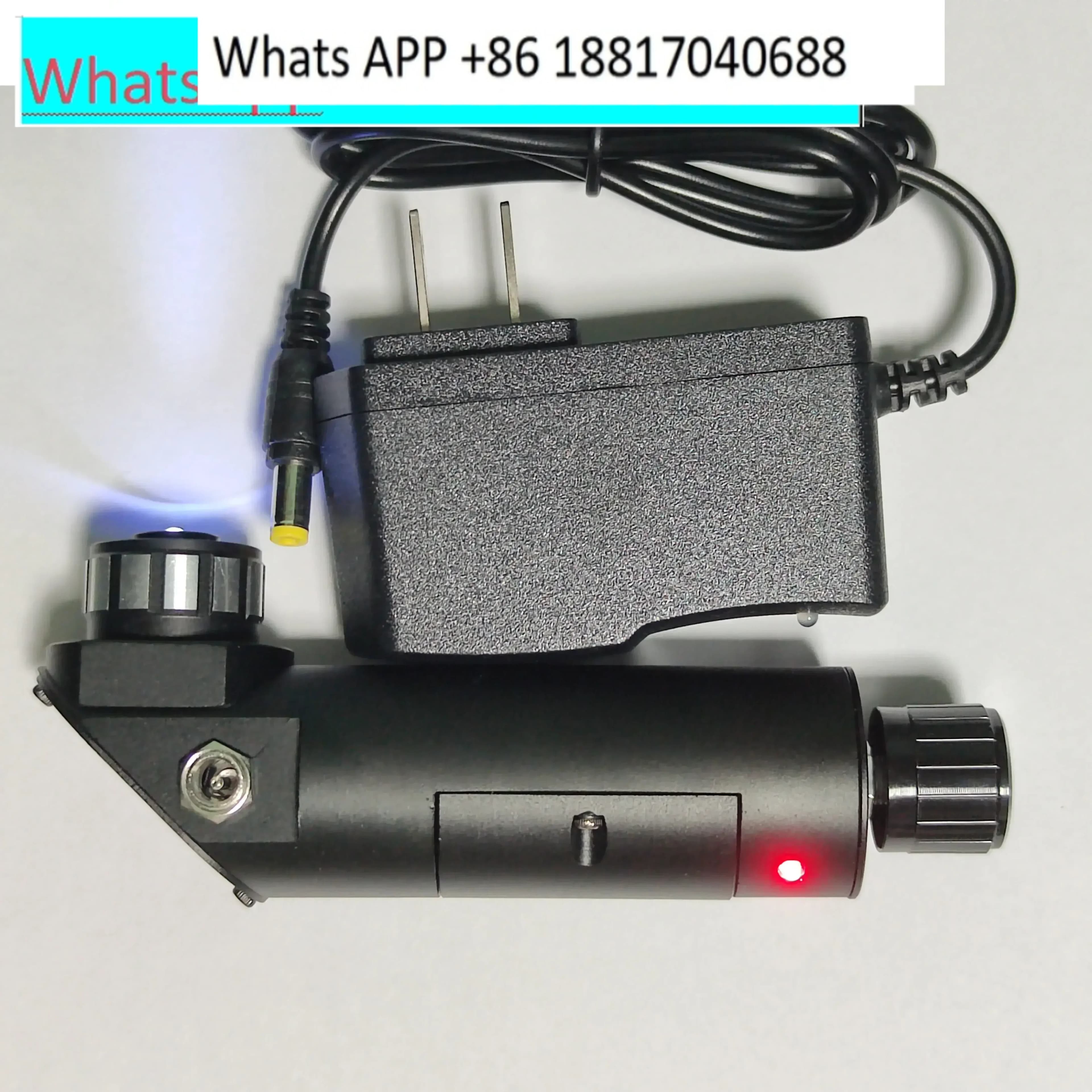 Luce coassiale a LED con sorgente luminosa per microscopio con immagine dorata portatile