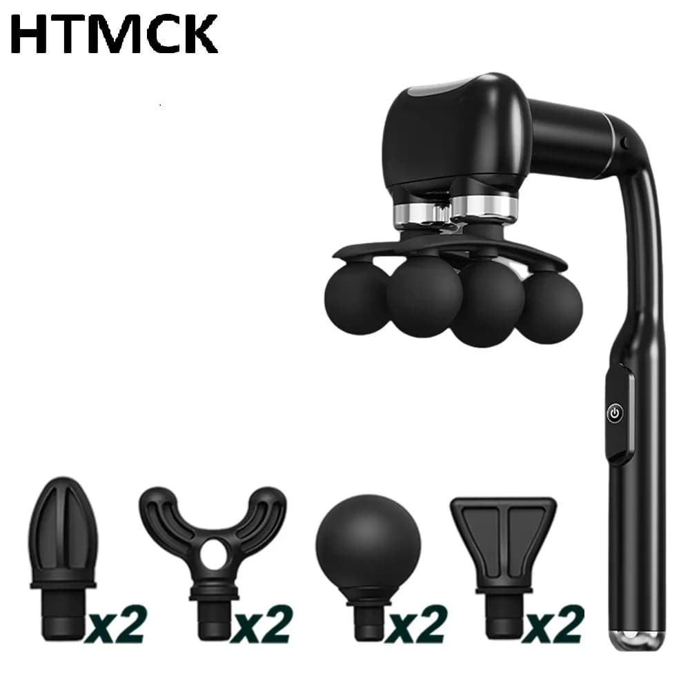 6 High Frequency Massage Gun for Body, Collo, Spalle, Vita e Schiena - Portable Hand Massage