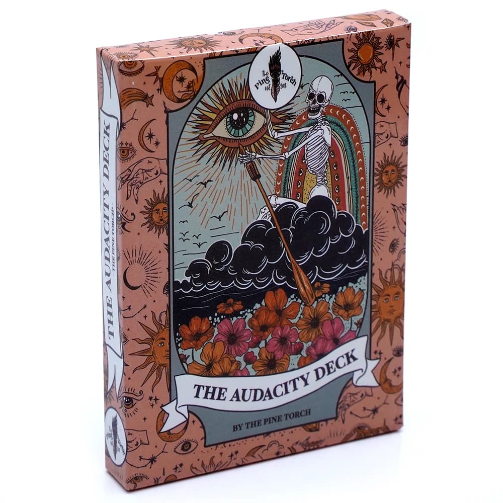 The Audacity Deck di The Pine Torch Carte dei tarocchi uniche per l'autoperta e l'intuizione Esplora la forza interna e trova