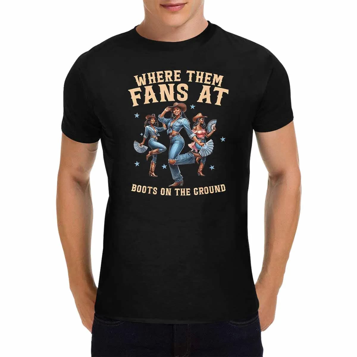 fodera dove i fan di avvio al terreno texas cowboy S-3XL T-shirt compleanno Regali divertenti per uomo lwf 180g