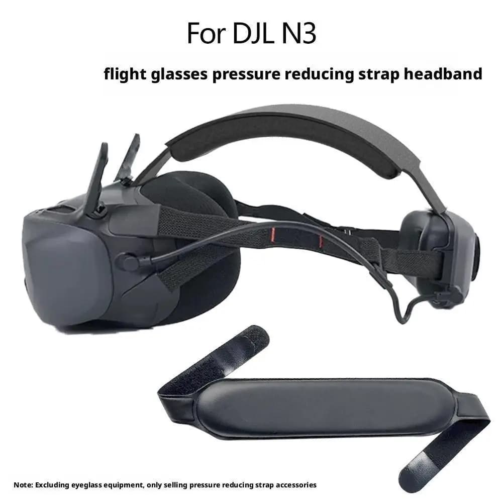 Per DJI N3 Pelle PU 360 ° Fascia regolabile, design antiscivolo resistente al sudore, comoda cintura protettiva in rilievo, accessori per droni