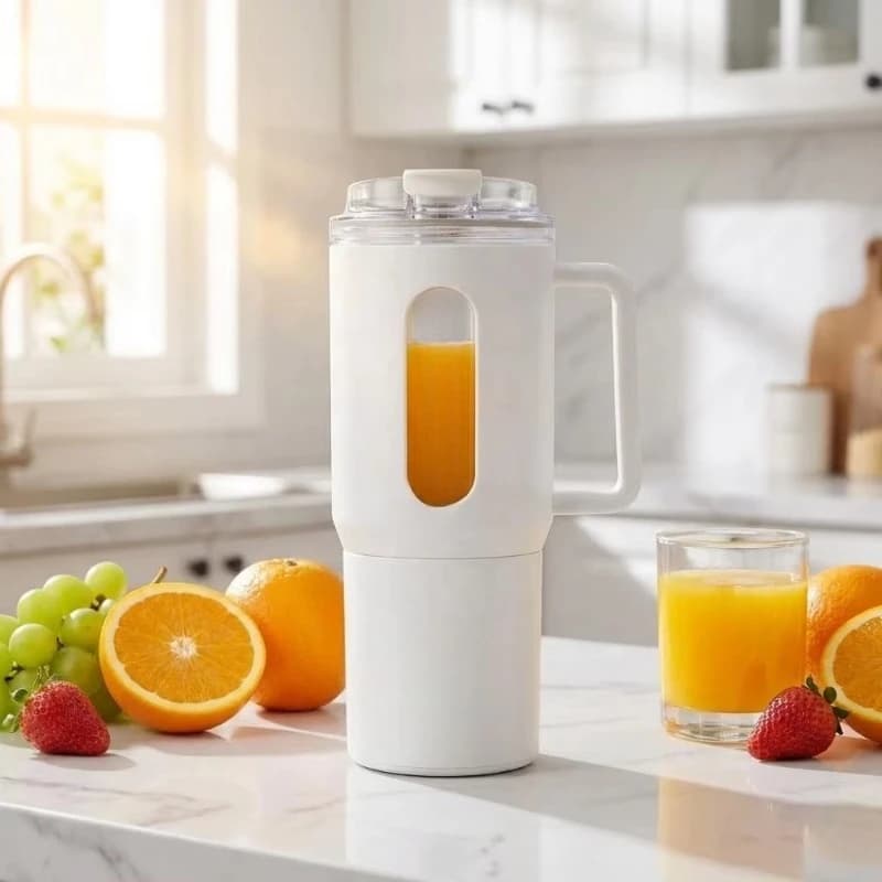 Smart Portable Blender USB Rechargeable Personal Blender, Wireless Shaker Bottle for Milkshakes and Smoothies
