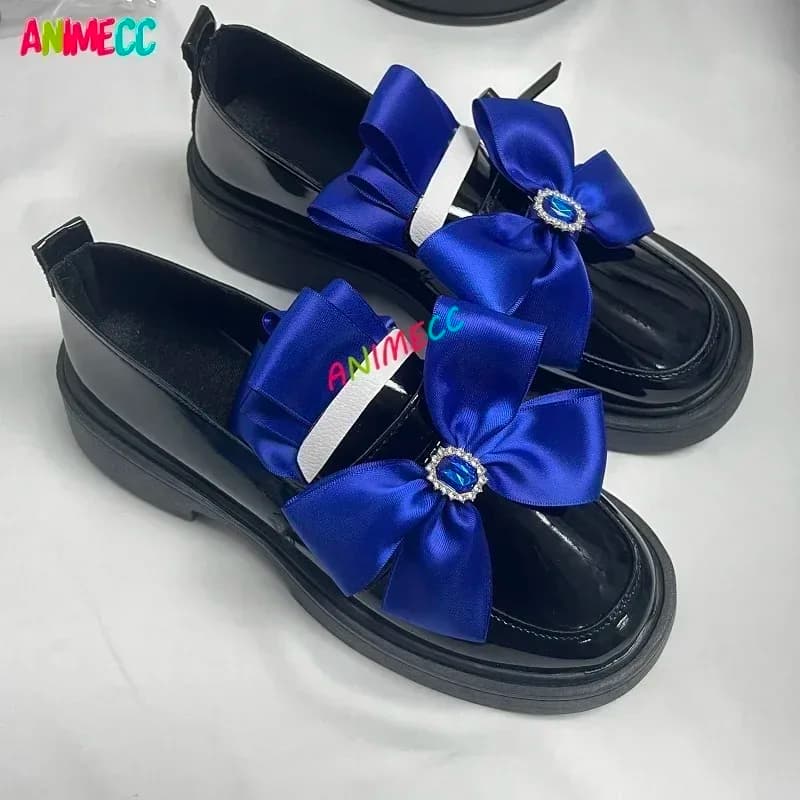Focalors Genshin Impact Cosplay Boots Anime Game Furina De Fontaine Halloween Christmas Party High Heels Shoesx;8'm6,