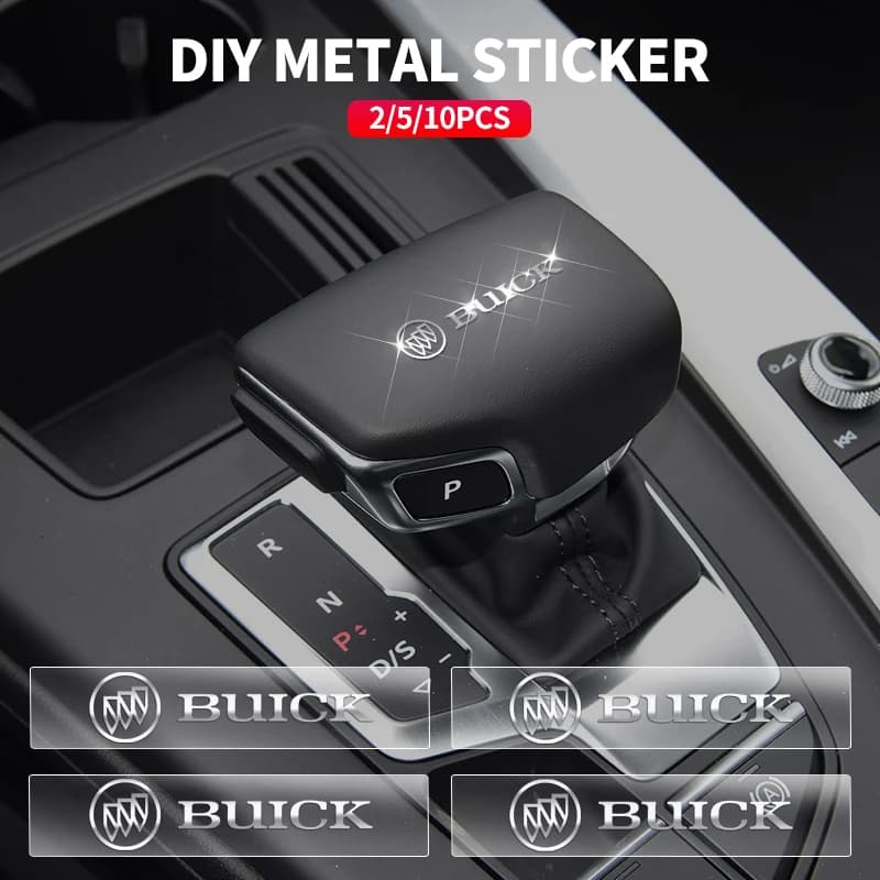 Adesivo decorativo 3D in metallo per auto, distintivo, decalcomania, accessori interni per Buick, Alfa Romeo, Honda, Jaguar, Ford, Acura, Subaru, Mitsubishi