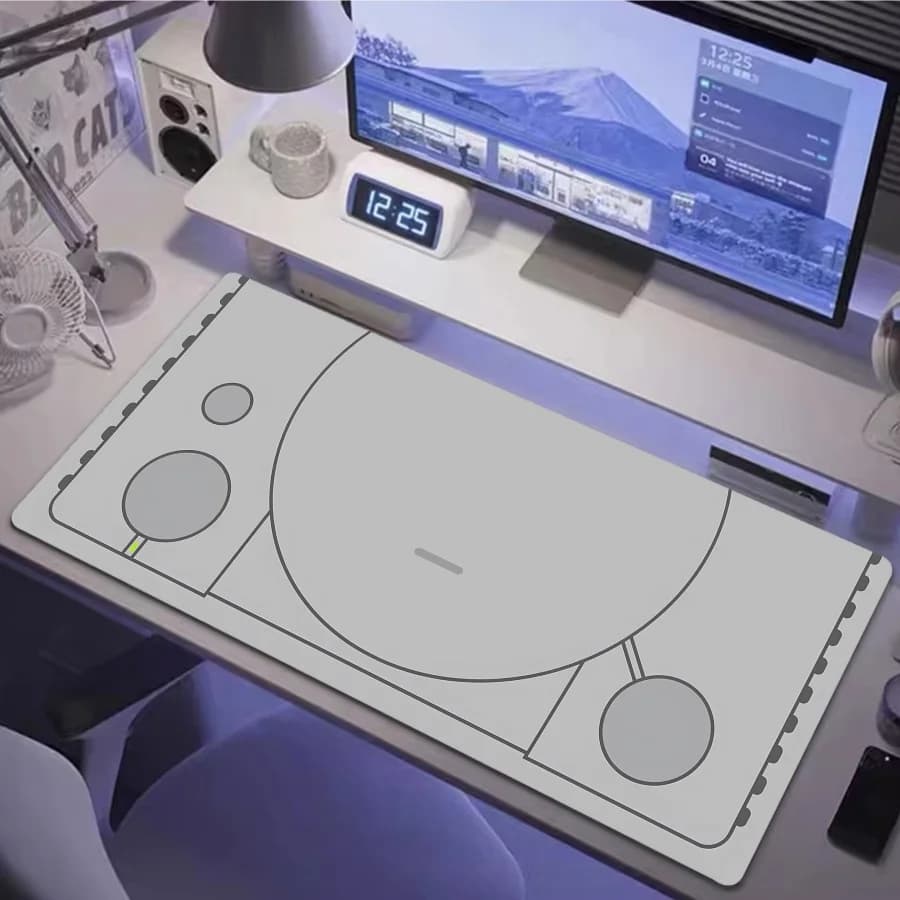 Tappetino da Gaming Antiscivolo XXL per Esports, Tappetino per Mouse con Bordi Cuciti, Tappetino da Scrivania per Ufficio, Mousepad per Gamer