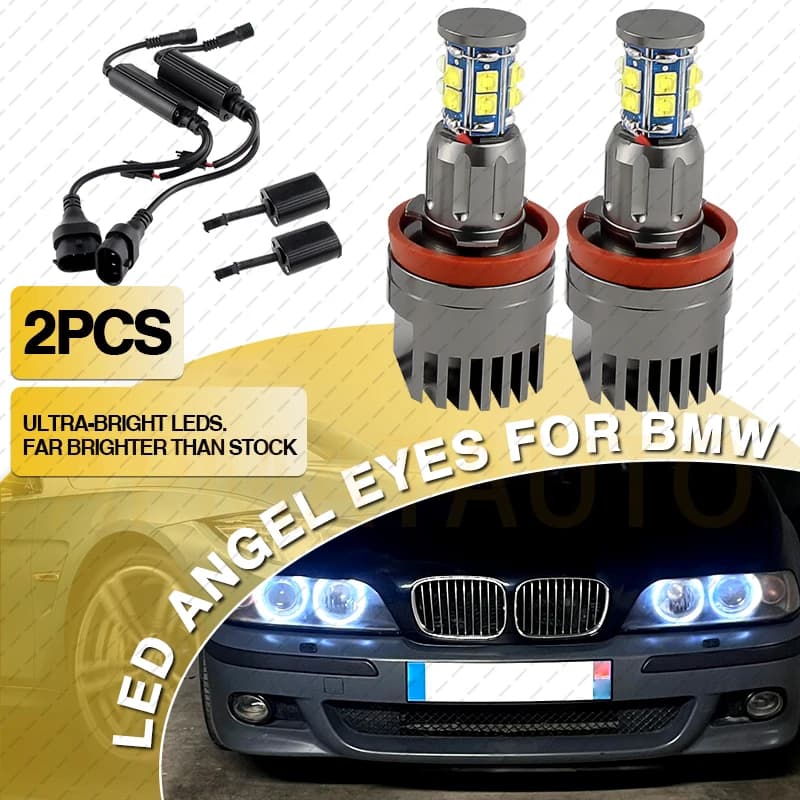 H8 LED Angel Eyes Marker Light Halo Anello Lampadina Per BMW E81 E82 E87 E88 E90 E92 M3 E93 E60E70 X5 E71 X6 X6M E89 Z4 Accessori Auto