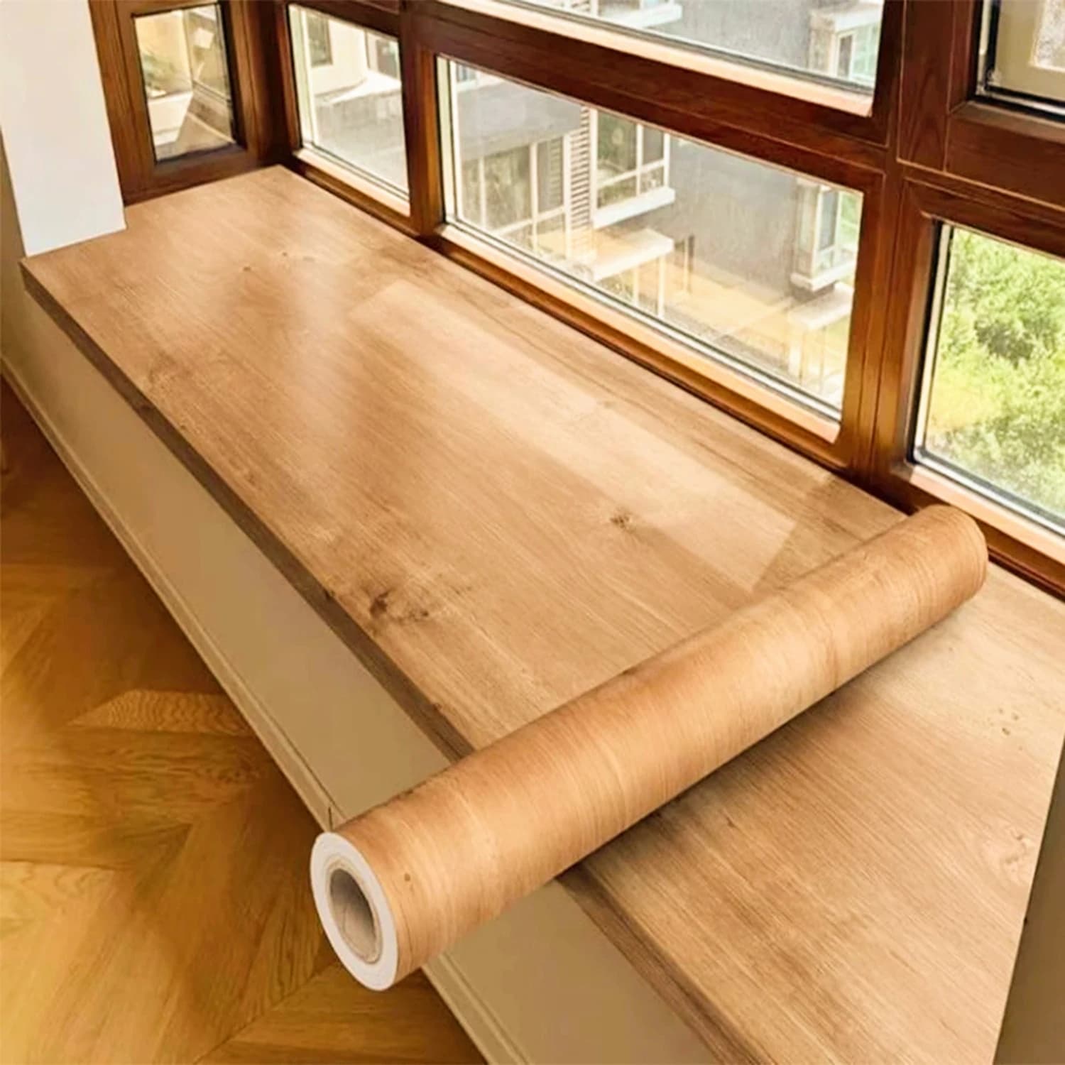 Adesivi 3D in venature del legno impermeabili in PVC per guardaroba fai da te, armadio, tavolo, armadio, mobili, carta da parati autoadesiva in vinile, decorazioni per la casa