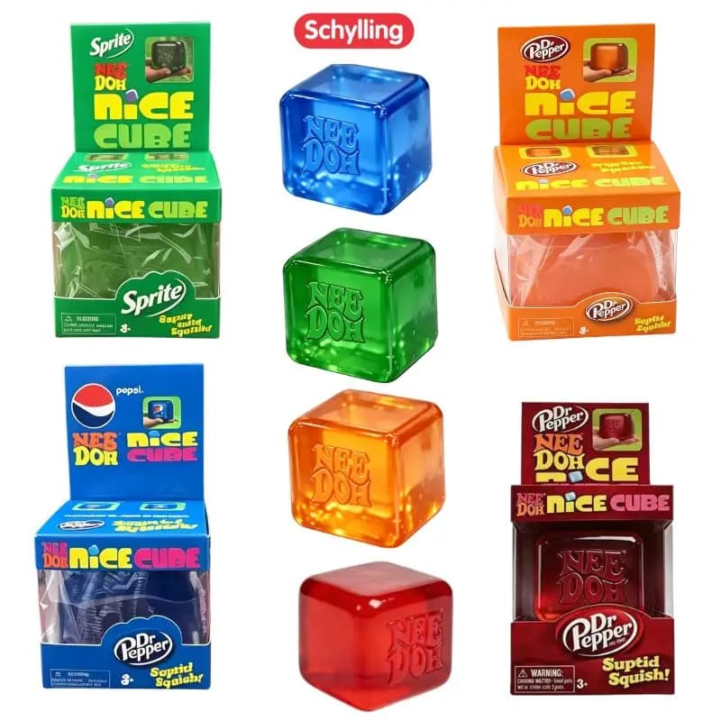 Schylling Nice Cube Giocattolo Sensoriale Antistress Premium in Stock