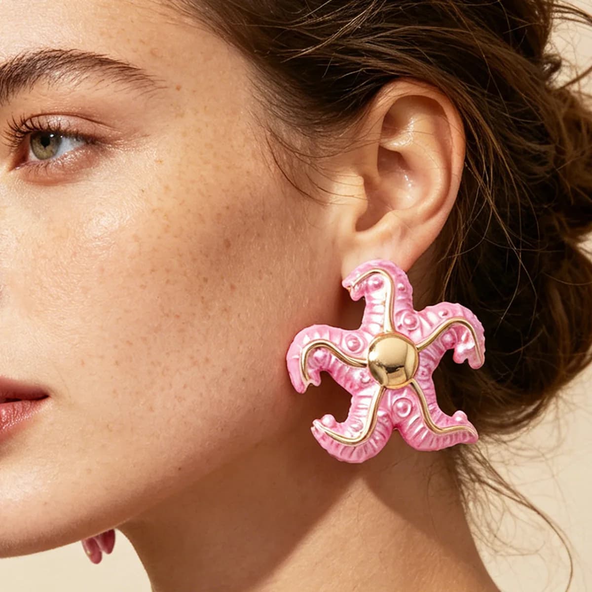 DIGADAGU Alloy Ocean Starfish Animal Stud Earrings New Simple Elegant Earrings Women Holiday Jewelry Accessories