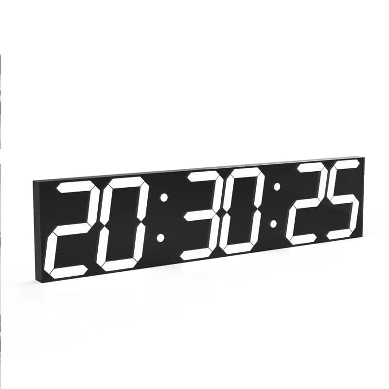 CHEETIE CP119 Creative Digital LED Giant Temperature Data Countdown WiFi over the Internet 6 digit wall clock AA
