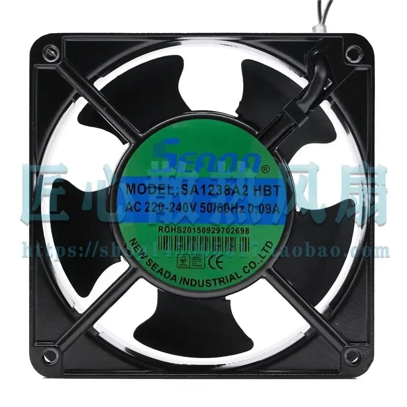 For SA1238A2HBL SA1238A2HBT 220V Taiwan SEADA 12CM Laser Welding Machine Axial Flow Fan