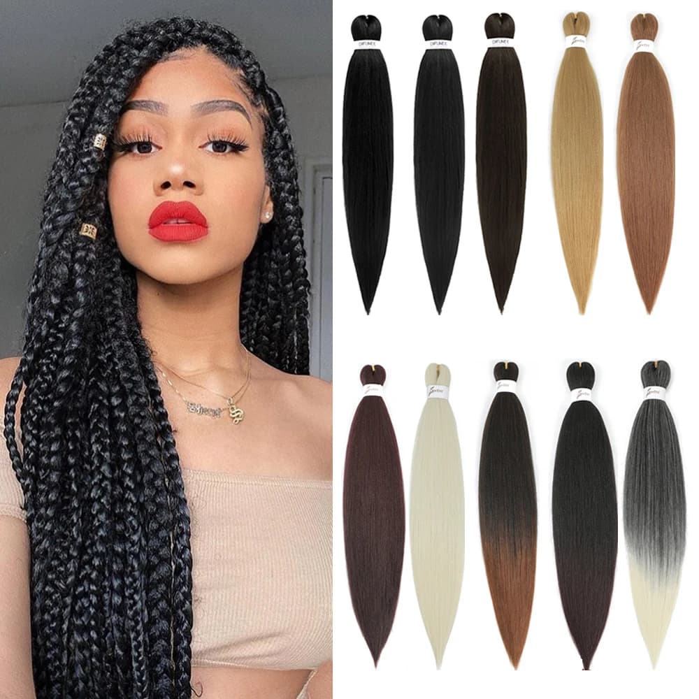 Intrecciare i capelli estensioni treccia sintetica Pre allungata treccia Jumbo per Senegalese Passion Twist Box treccia fasci di capelli IPARTY