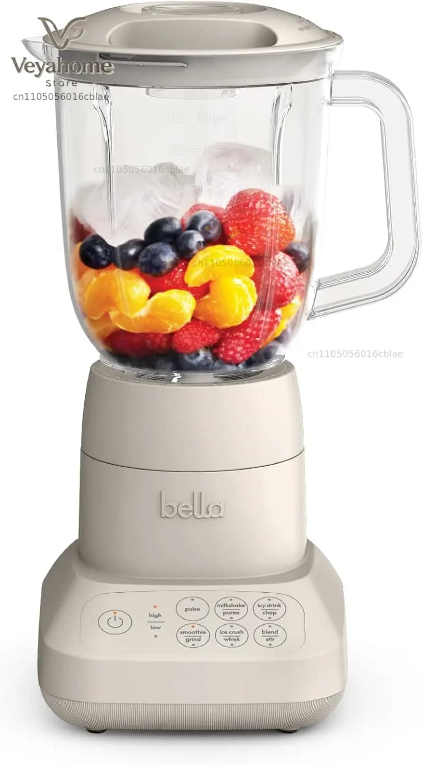 bella 10 Speed Countertop Blender, Juicer & Smoothie Maker, Fits-anywhere™ Kitchenware, Slim Flip & Store Design