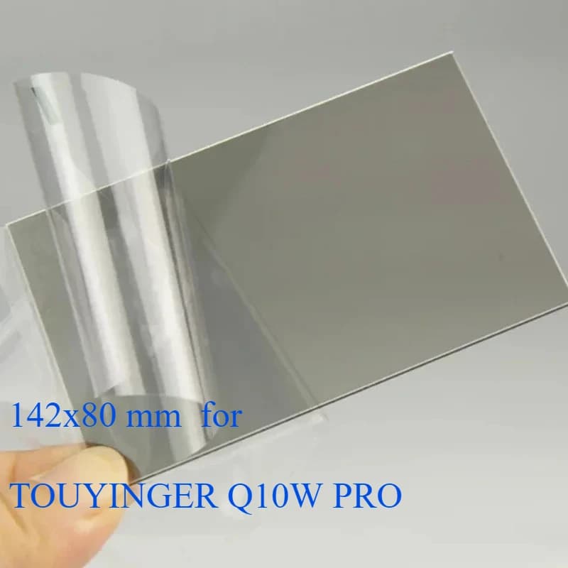 Nuovo vetro polarizzatore compatibile per TOUYINGER Q10W PRO 142x80 mm Sostituzione 142 mm x 80 mm 142mmx80mm Vetro polarizzato per proiettore