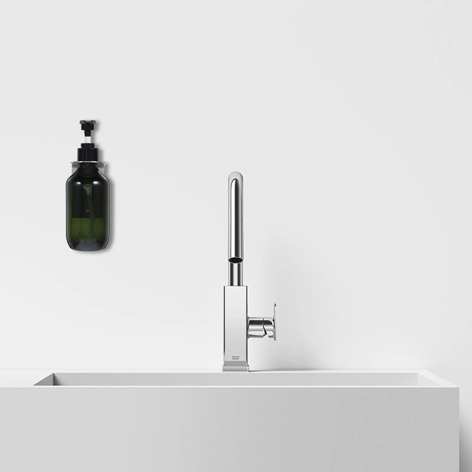 Dispenser di Sapone a Parete in Acciaio Inox 304 per Bagno, Doccia, Cucina, per Sapone Liquido, Lozione, Shampoo, Balsamo, Detergente Corpo