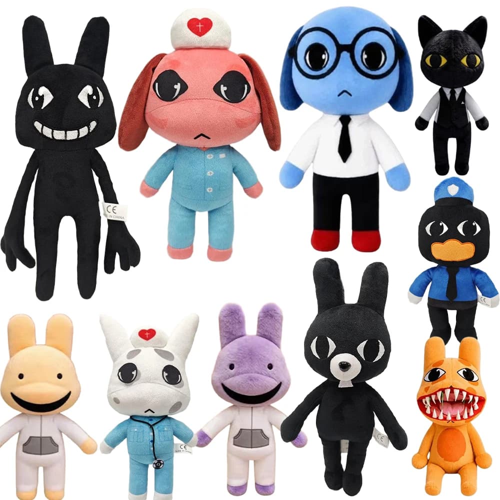 Animal Hospital Plush Toy Horror Game Animal Hospital Anomaly Cat Dog Penguin Bunny Animal Hospital Birthday Gifts!!