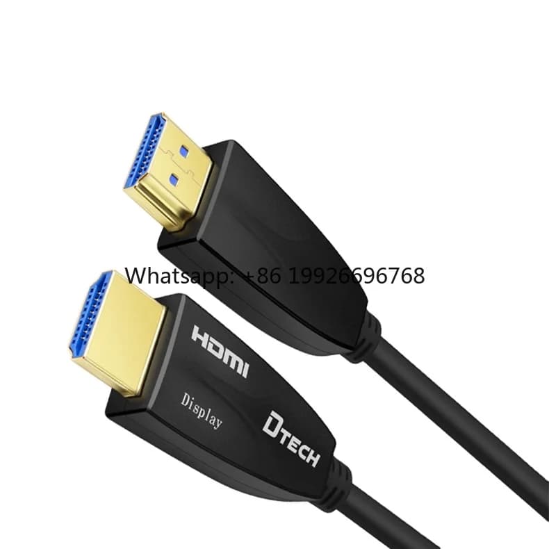 Cavo HDMI 2.0 con supporto ARC 4K 60Hz 18Gbps, super veloce, placcato in oro, cavo HDMI attivo in fibra ottica