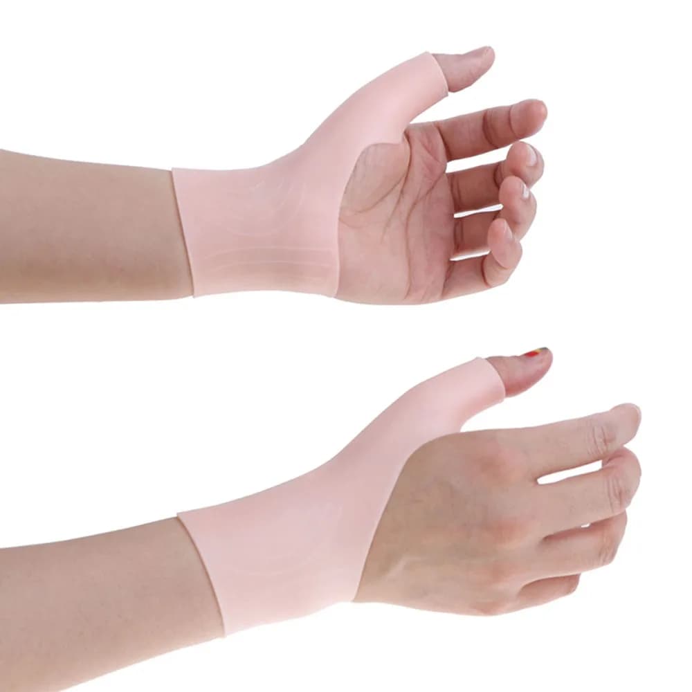 1 Paio di Protezioni per Pollice e Polso in Silicone Gel per Yoga e Sollievo dal Dolore Reumatico