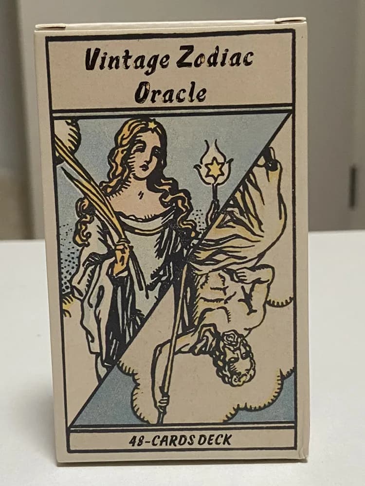 carte oracolo zodiacale vintage 48 pezzi Giochi da tavolo