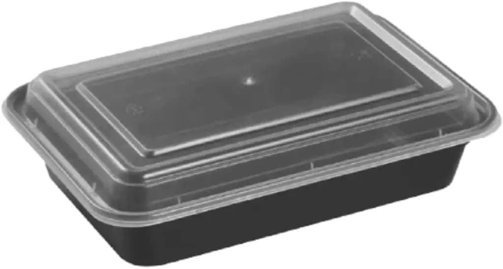 Contenitori Riutilizzabili per Alimenti da Asporto con Coperchi a Chiusura Ermetica 58oz | 1715 ml | Confezione da 10