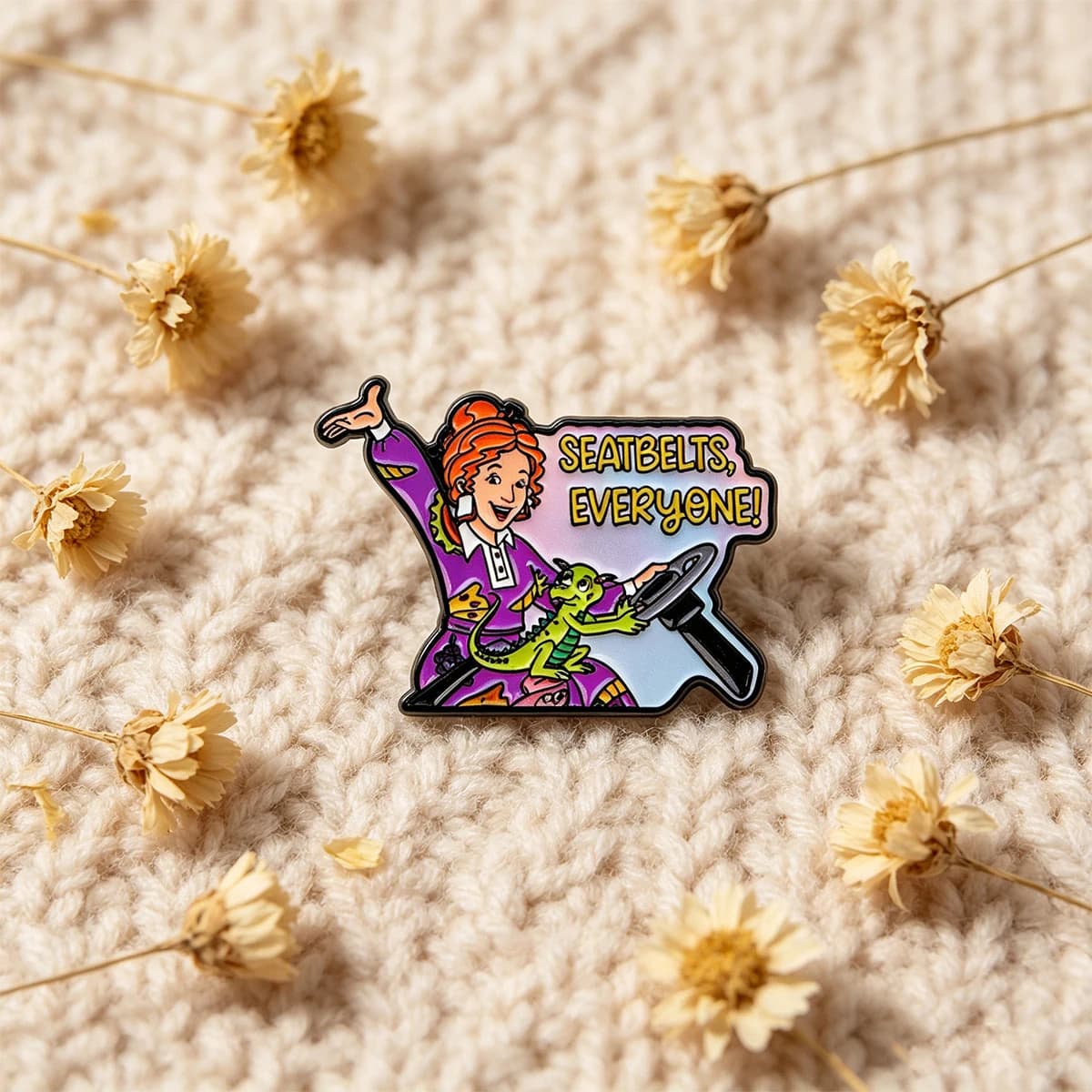 Funny School Bus Enamel Lapel Pin Cartoon Metal Brooch Badge Fashion Decorative Jewelry Clothes Backpack Decor Accessory Gift