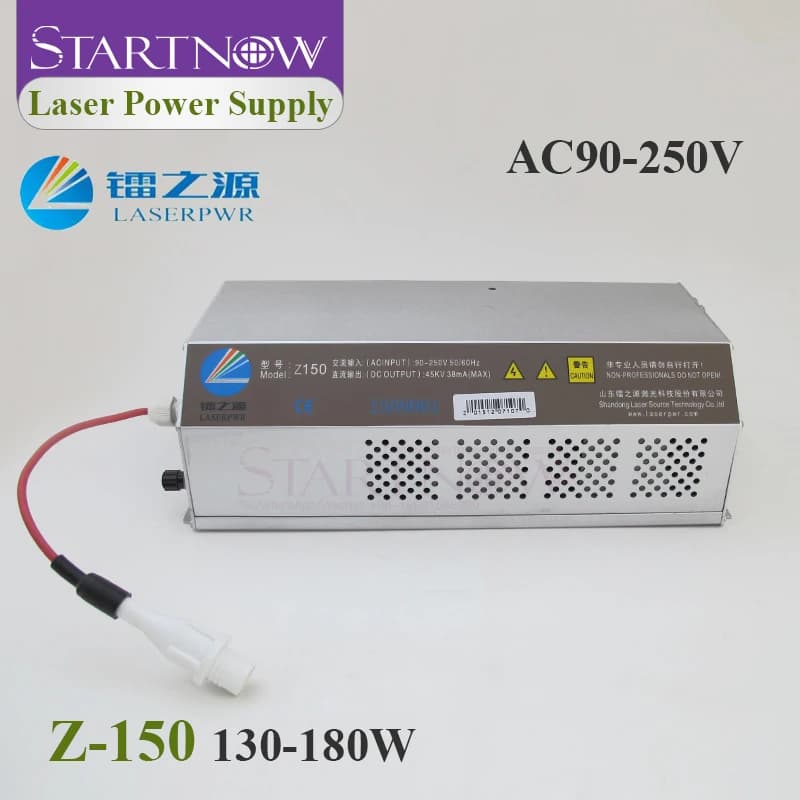 Startnow HY-Z150 Intelligent Laser CO2 Power Supply 110V/220V 150W 180W for Laser Cutting Machines CO2