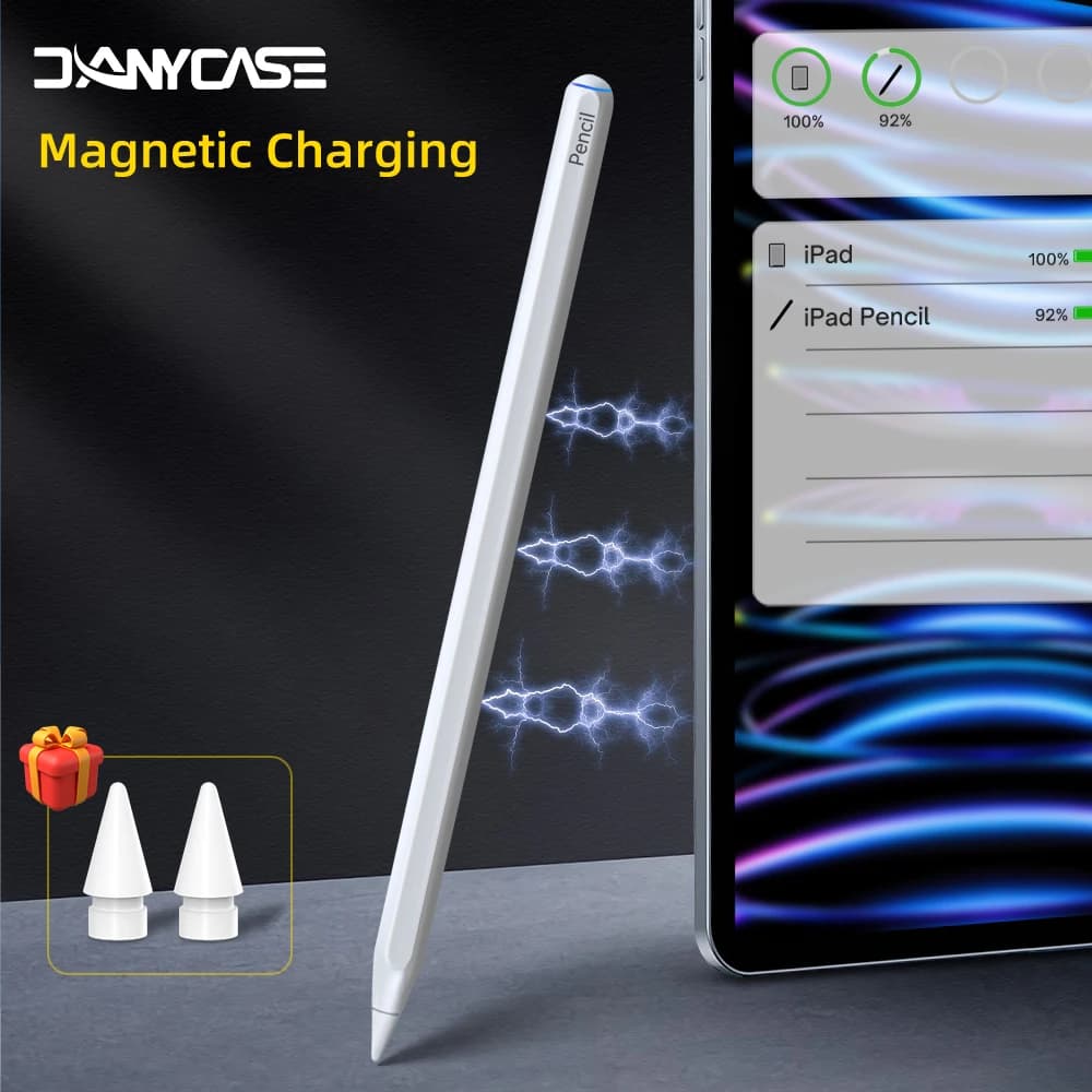 Per Apple Pencil 2 1 con ricarica wireless, per iPad Pencil Apple Pencil Pen per iPad Air 4 5 Pro 11 12.9 Stilo