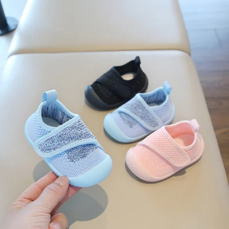Scarpe da Passeggio per Neonati e Bambini, Scarpe Casual Primaverili e Autunnali, Calzature in Maglia con Suola Morbida Antiscivolo per Neonati