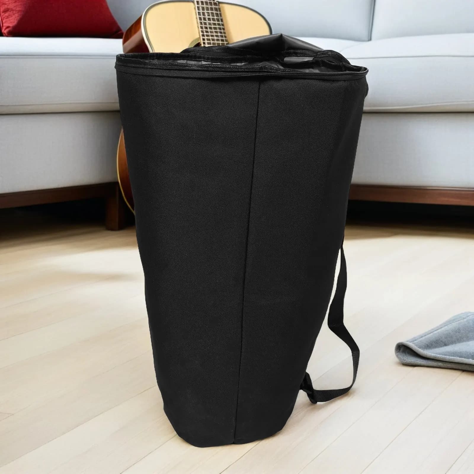 Borsa per Djembe Impermeabile a Doppio Strato in Tessuto Oxford, Grande Borsa da 12 Pollici per Tamburo Africano, Borsa per Trasporto Tamburo Musicale da Esterno