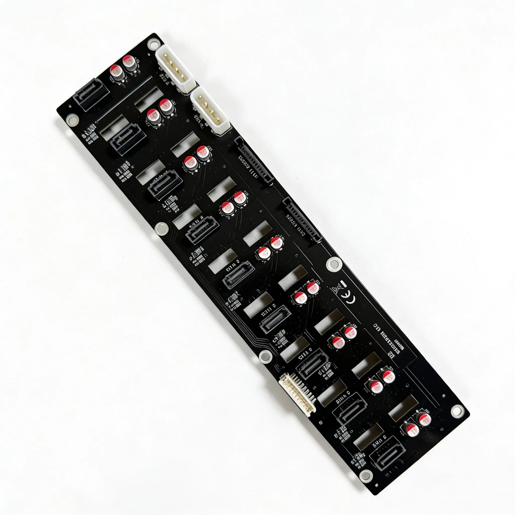 Backplane SATA a 9 Bay per Hard Disk da 3.5" e SSD, Scheda di Espansione per Server/NAS/Chassis di Archiviazione, con Funzione Hot Swap e Alimentazione Integrata