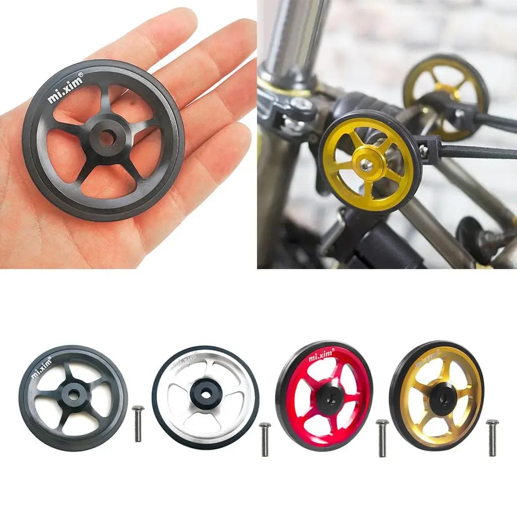 Bici pieghevole premium Ruota facile Piega bicicletta da passeggio Trasporto Parti Easywheel