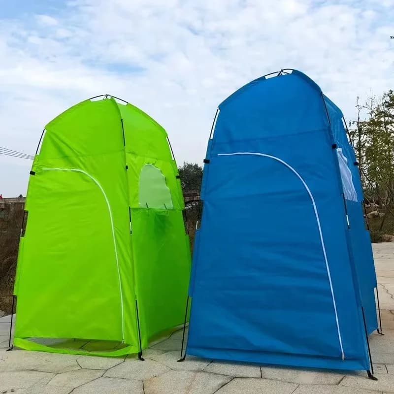 Portable outdoor shower curtain, dressing room, bathroom, toilet, beach, camping, privacy - Sales promotion