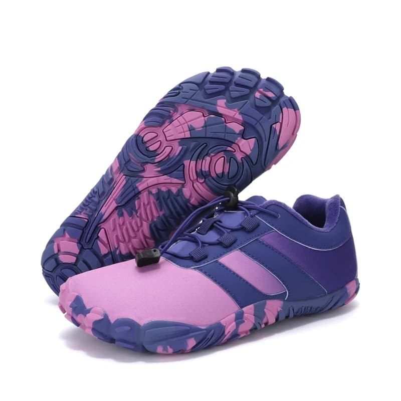 Scarpe Invernali da Uomo a Cinque Dita in Cotone, Basse, Foderate in Pile, Casual, da Trekking, Versione Larga, Scarpe Barefoot, Stivali da Neve per il Tempo Libero