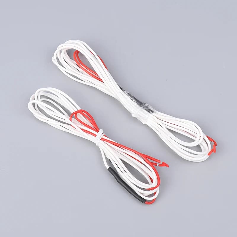 Cavo Riscaldante in Silicone a Bassa Tensione 12V con Filo Freddo per Sedili Auto, Coperte Elettriche, Tappetini Riscaldanti e Tappeti